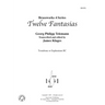 Twelve Fantasias: for Euphonium