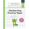Handwriting Practice Paper K-2: The Little Crocodile Kindergarten writing paper with dotted lined sheets for ABC and numbers learning 125 pages 8.5x11