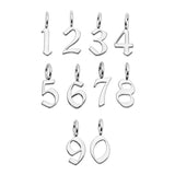 SILVER GOTHIC NUMBERS by eklexic jewelry