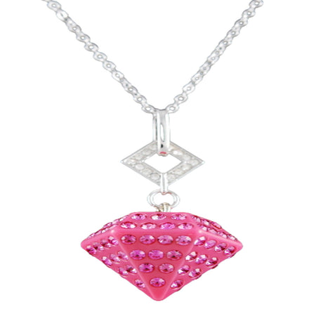 Studded Diamond Pendant Necklace by BeyondEnvy