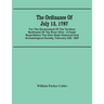 The Ordinance Of July 13, 1787: For The Government Of The Territory Northwest Of The River Ohio: A Paper Read Before The Ohio State Historical And Arc