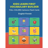 Kids Learn First Vocabulary Builder FULL COLORS Cartoons Flash Cards English Finnish: Easy Babies Basic frequency sight words dictionary COLORFUL pict