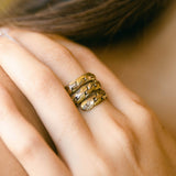 Tibetan Twisted Healing Ring by Tiny Rituals