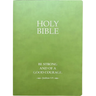 KJV Holy Bible, Be Strong and Courageous Life Verse Edition, Large Print, Olive Ultrasoft: (Red Letter, Green, 1611 Version)