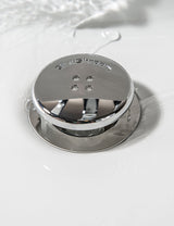 SinkShroom (Chrome Edition) The Hair Catcher That Prevents Clogged Bathroom Sink Drains by TubShroom.com