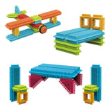 Contixo ST6 100 pcs Bristle Shape 3D Tile STEM Building Block Set by Contixo