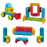 Contixo ST7 244 pcs Bristle Shape 3D Tile STEM Building Block Set by Contixo