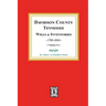 Davidson County, Tennessee Wills and Inventories, 1784-1816: Volume #1