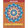 Unique Mandalas Adult Coloring Book: Beautiful Patterns for Stress Relief and Relaxation