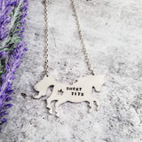 SWEET TITS Silver Unicorn Necklace by Salt and Sparkle