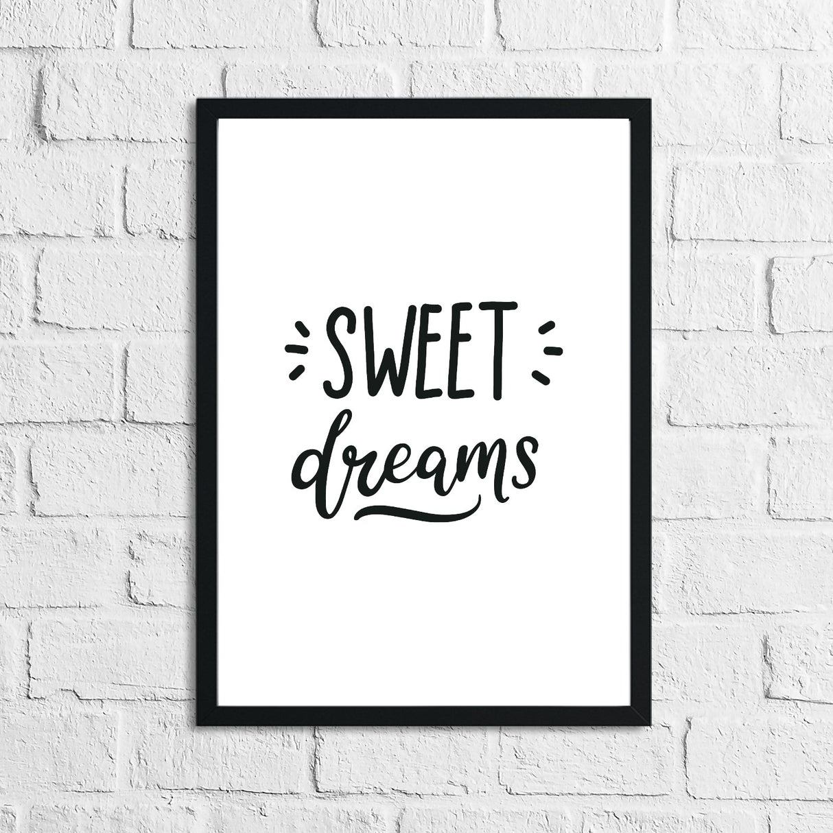 Scandinavian Sweet Dreams Children's Nursery Bedroom Wall Decor Print by WinsterCreations™ Official Store