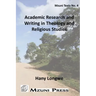 Academic Research and Writing in Theology and Religious Studies