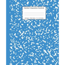Marbled Composition Notebook: Blue Marble Wide Ruled Paper Subject Book
