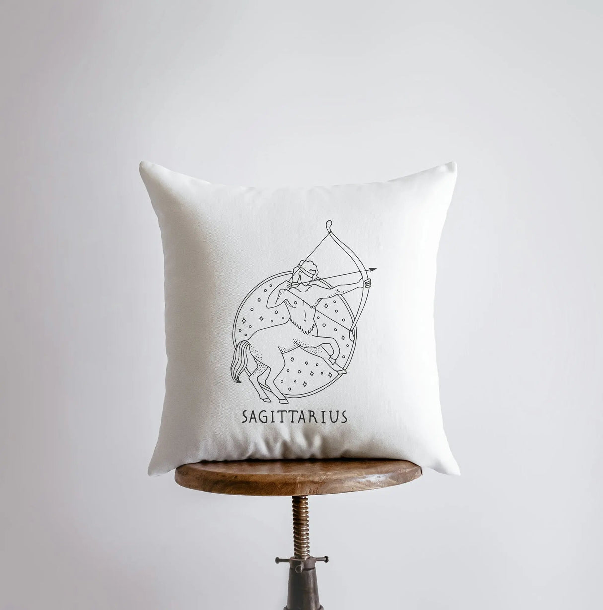 Sagittarius | Zodiac | Stars | Astrology | Throw Pillow  | Map of the Stars | Home Decor | Room Decor  | Astrology Sign by UniikPillows