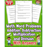 Math Word Problems Addition Subtraction Multiplication and Division With Answers Grades 3-5: Simplify one-step challenges with addition and subtractio