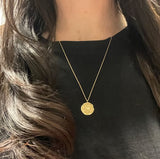 14k Sun And Moon Gold Necklace by VicStoneNYC Fine Jewelry