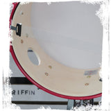 GRIFFIN Snare Drum Birch Wood Shell 14 X 6.5 Inch - Oversize 2.5" Large Vents & Custom Graphic Wrap by GeekStands.com