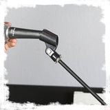 GRIFFIN Microphone Stand Package of 5 with Vocal Unidirectional Handheld Mics & XLR Cables by GeekStands.com