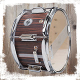 GRIFFIN Firecracker Snare Drum - Acoustic Popcorn 10" x 6" Poplar Mini Wood Shell & Black Hickory PVC - Concert Marching Percussion Musical Instrument by GeekStands.com