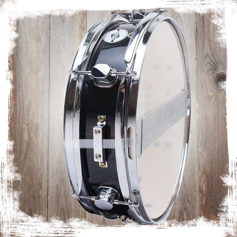 Piccolo Snare Drum 13" x 3.5" by GRIFFIN - 100% Poplar Wood Shell with Black PVC & White Coated Drum Head - Drummers Acoustic Marching Kit Percussion by GeekStands.com