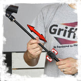 GRIFFIN Microphone Stand Package of 5 with Vocal Unidirectional Handheld Mics & XLR Cables by GeekStands.com