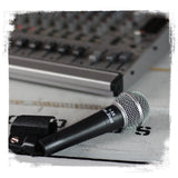 Dynamic Vocal Microphones with Clips (2 Pack) FAT TOAD - Cardioid Handheld, Unidirectional Mic - Singing Wired Microphone for Music Stage Instrument by GeekStands.com