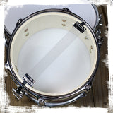 GRIFFIN Firecracker Snare Drum - Acoustic Popcorn 10" x 6" Poplar Mini Wood Shell & Black Hickory PVC - Concert Marching Percussion Musical Instrument by GeekStands.com