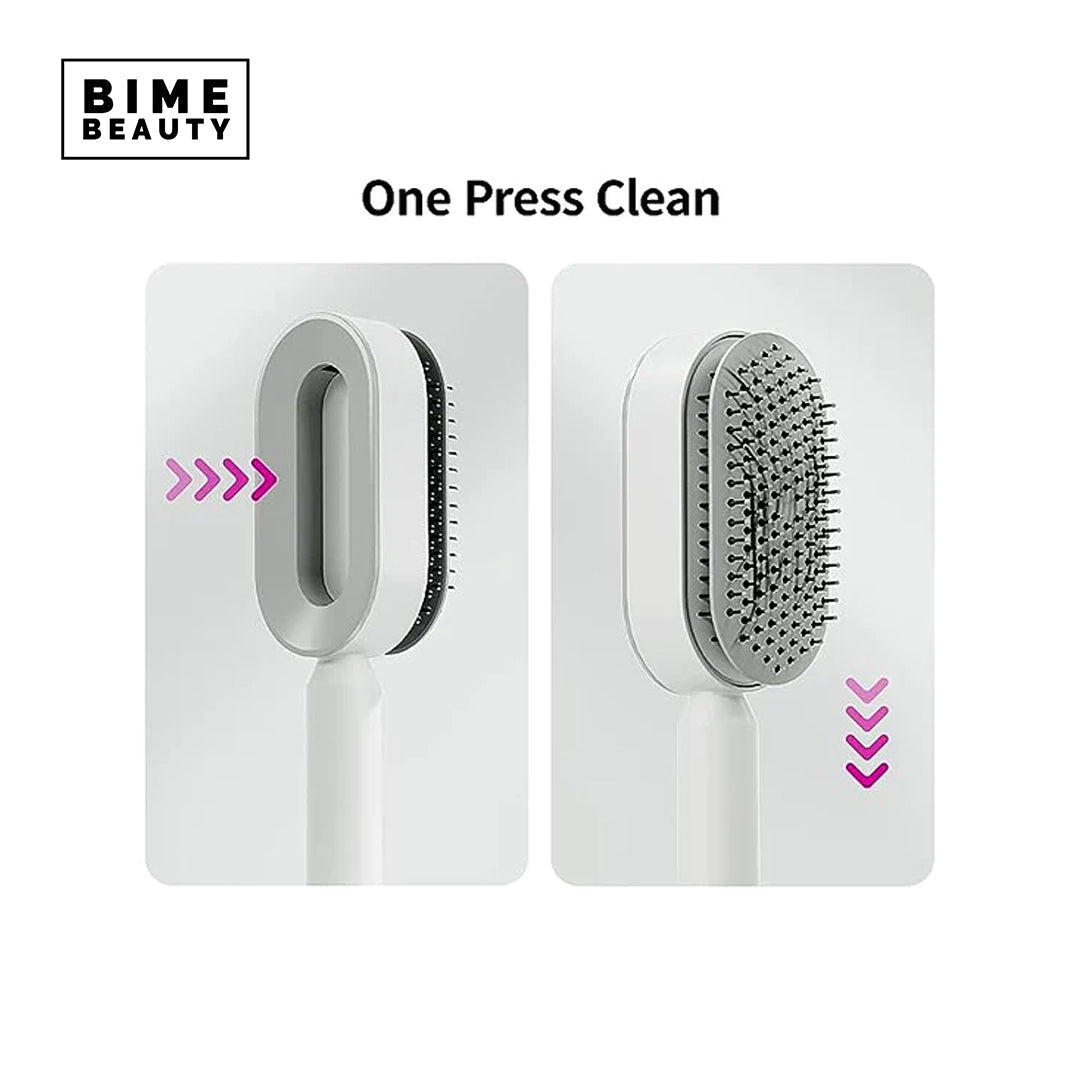 Self-Cleaning Hair Brush by BimeBeauty