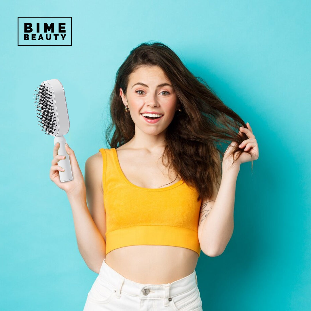 Self-Cleaning Hair Brush by BimeBeauty