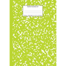 Marble Notebook A4: Green Marble College Ruled Journal