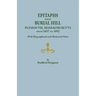 Epitaphs from Burial Hill, Plymouth, Massachusetts, from 1657 to 1892, with Biographical and Historical Notes. Illustrated