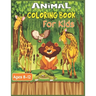 Animal Coloring Book For Kids Ages 8-12: 35 Stress Relieving cute animal designs to color