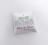 Silent Night | Merry Christmas | Throw Pillow | Christmas Pillow | Home Decor | Christmas Décor | Christmas tree | Christmas Gifts by UniikPillows