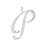 Silver Large Letter Pendants by eklexic jewelry