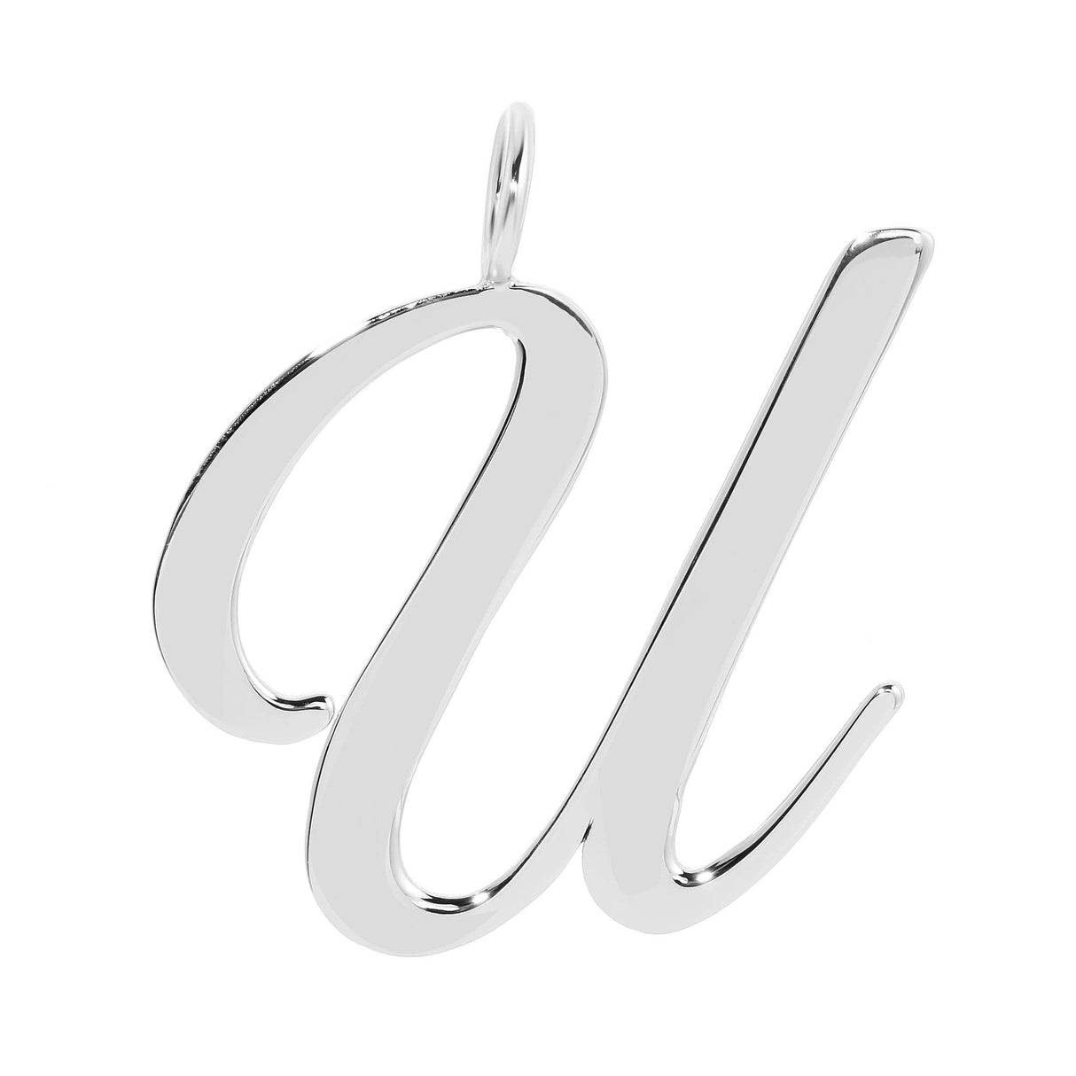 Silver Large Letter Pendants by eklexic jewelry