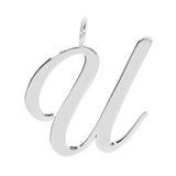 Silver Large Letter Pendants by eklexic jewelry