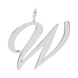 Silver Large Letter Pendants by eklexic jewelry