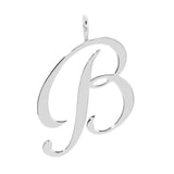 Silver Large Letter Pendants by eklexic jewelry