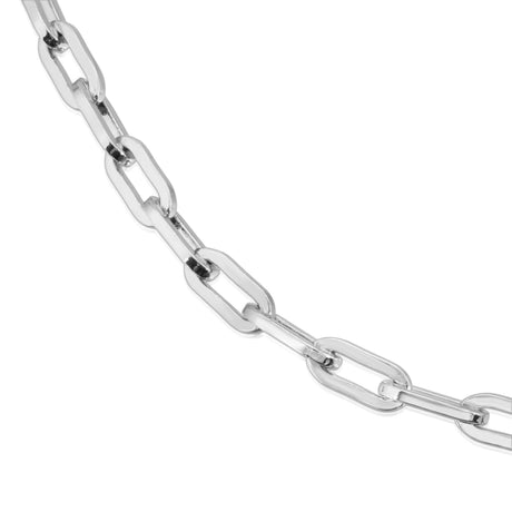 Silver Medium Link Chain by eklexic jewelry