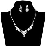 Pearl Embellished Rhinestone Jewelry Set by Madeline Love