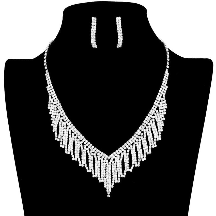 Rhinestone Pave Collar Necklace by Madeline Love