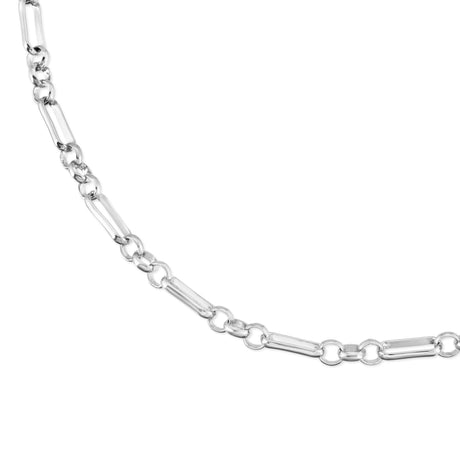 Silver Small Multi Link Chain by eklexic jewelry