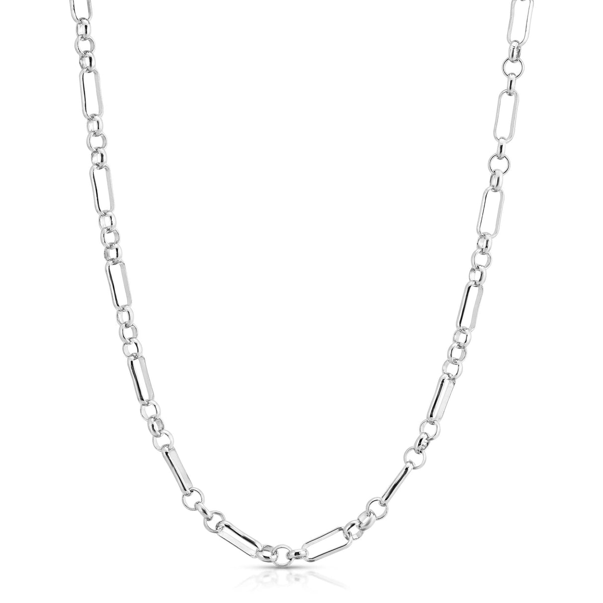 Silver Small Multi Link Chain by eklexic jewelry