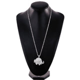 Studded Elephant Pendant Necklace by BeyondEnvy