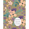 Blood Sugar Diary: Track Important Diabetes Information Daily One-Year Log Peach Purple Flower Design BONUS Coloring Pages!