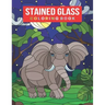 Stained Glass Coloring Book: An Adult Stained Glass Coloring Book for Stress Relief & Relaxation