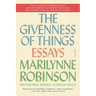 The Givenness of Things: Essays