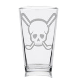 GOLF Pint Glasses by LumEngrave