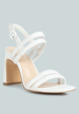 avianna slim block heel sandal by London Rag