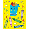 Cute Crayons Sketchbook: Jumbo Drawing Pad For Sketching, Doodling And Coloring